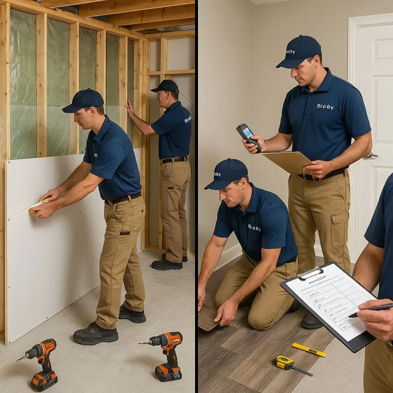 Repairs and Reconstruction process in Harrisburg, SD